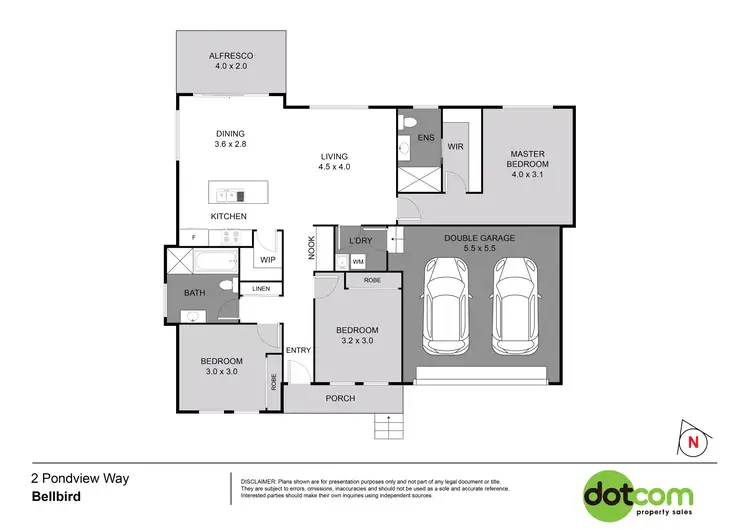 Floorplan of Homely house listing, 2 Pondview Way, Bellbird NSW 2325