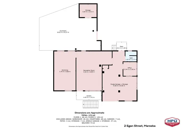 Floorplan of Homely house listing, 2 Egan Street, Mareeba QLD 4880
