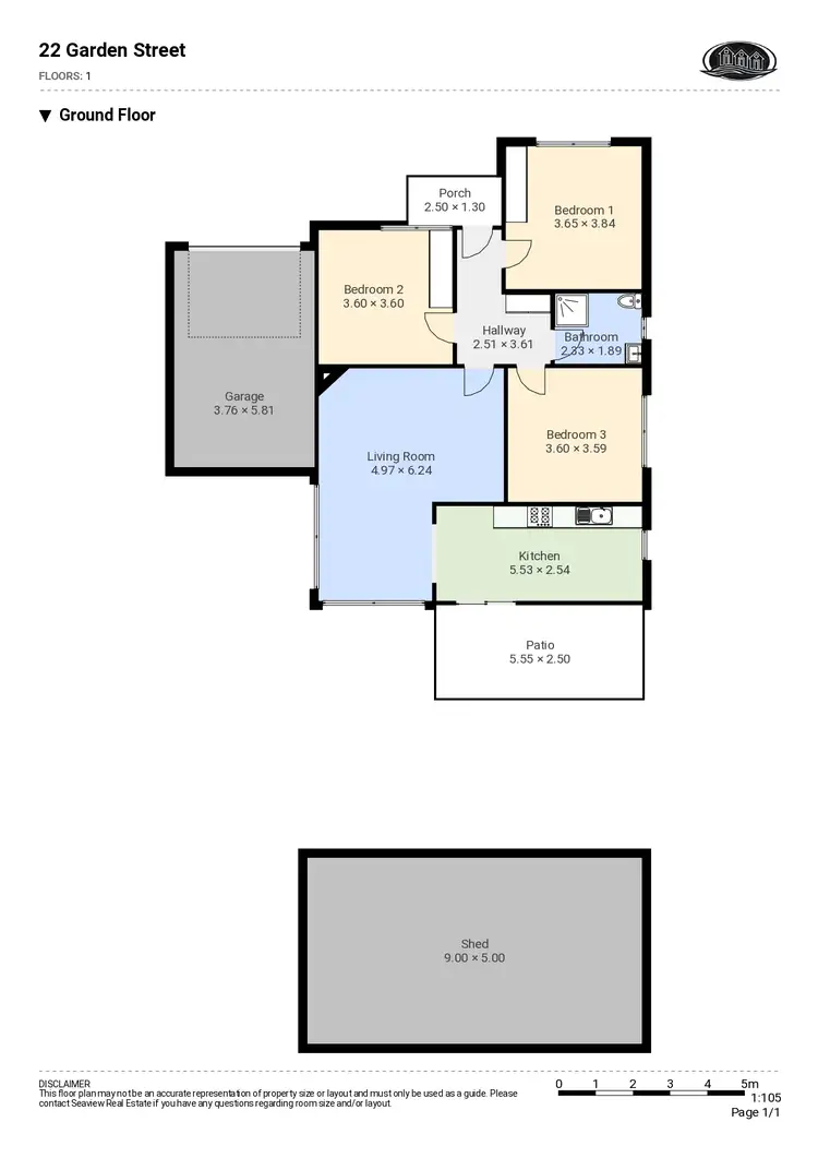Floorplan of Homely house listing, 22 Garden Street, Portland VIC 3305