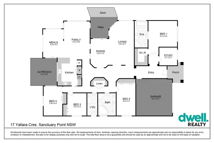 Floorplan of Homely house listing, 17 Yallara Crescent, Sanctuary Point NSW 2540