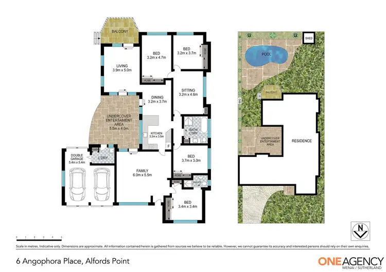 Floorplan of Homely house listing, 6 Angophora Place, Alfords Point NSW 2234