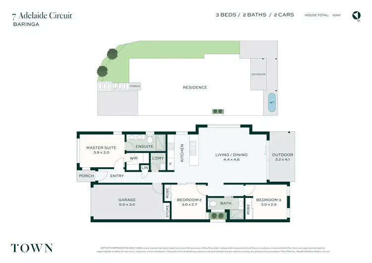 Floorplan of Homely house listing, 7 Adelaide Circuit, Baringa QLD 4551