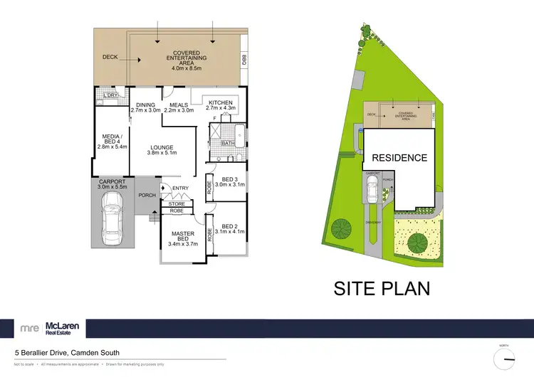 Floorplan of Homely house listing, 5 Berallier Drive, Camden South NSW 2570