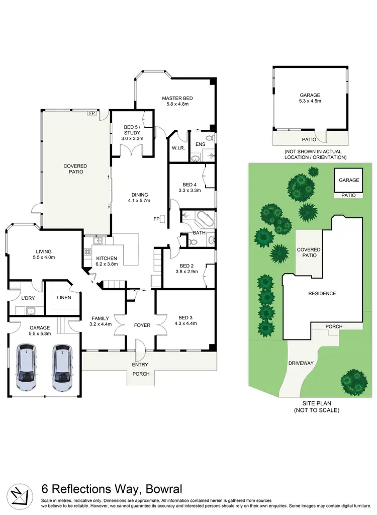 Floorplan of Homely house listing, 6 Reflections Way, Bowral NSW 2576