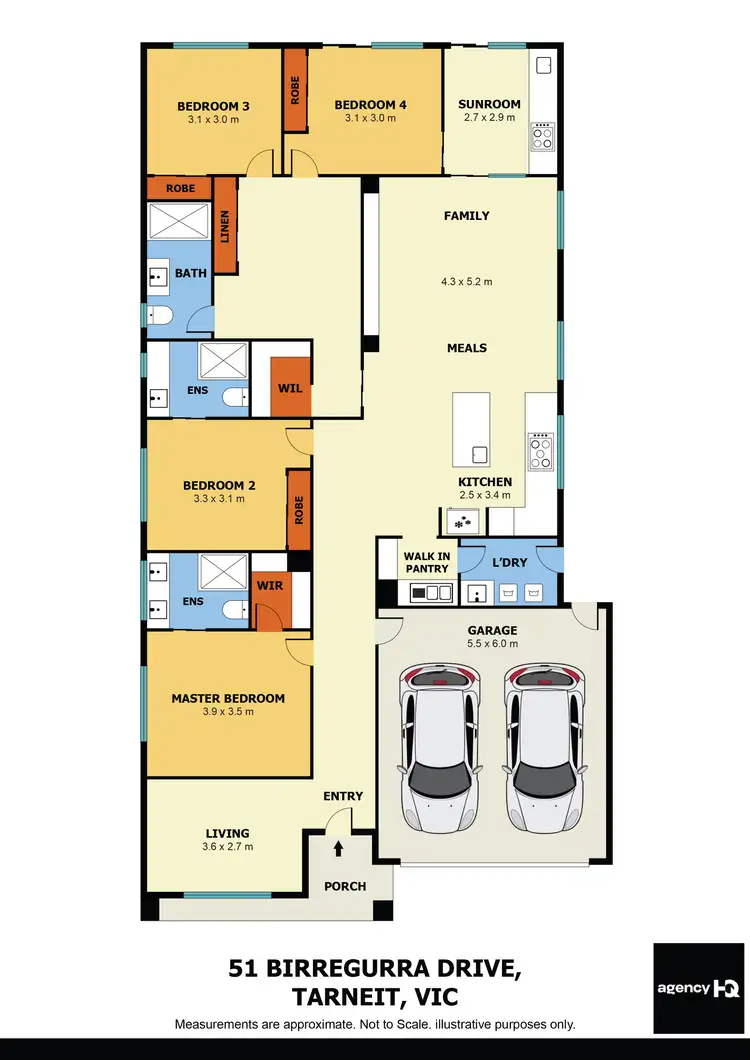 Floorplan of Homely house listing, 51 Birregurra Drive, Tarneit VIC 3029