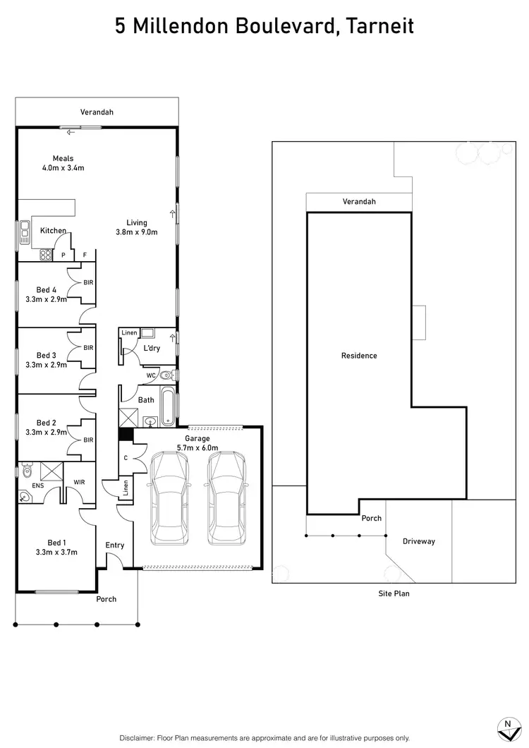 Floorplan of Homely house listing, 5 Millendon Boulevard, Tarneit VIC 3029
