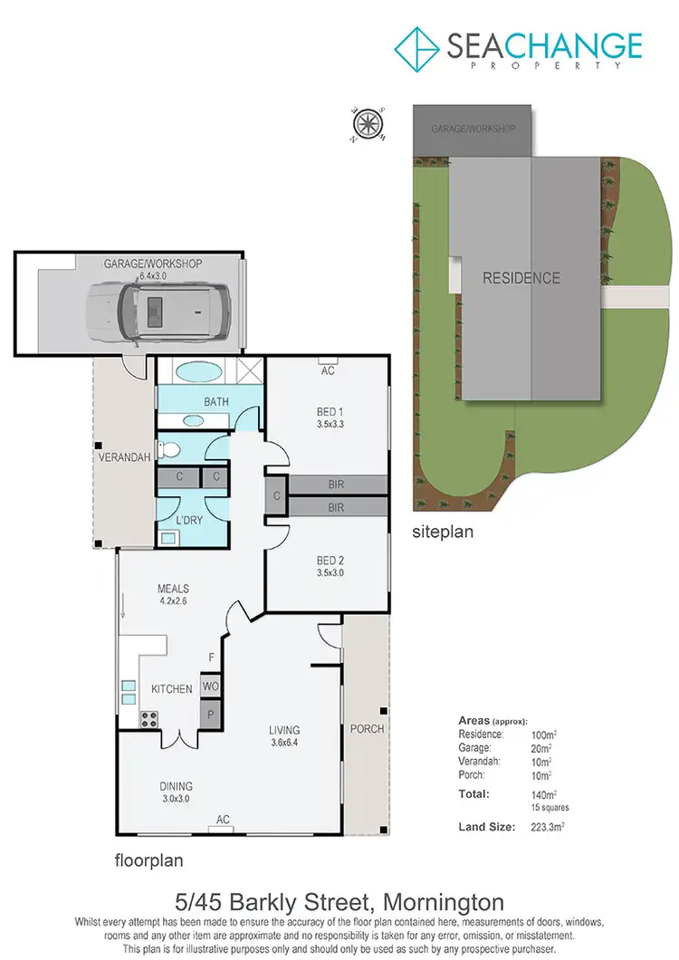 Floorplan of Homely unit listing, 5/45 Barkly Street, Mornington VIC 3931