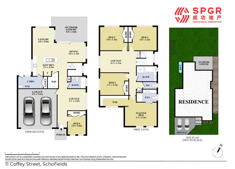 Floorplan of Homely house listing, 11 Coffey Street, Tallawong NSW 2762