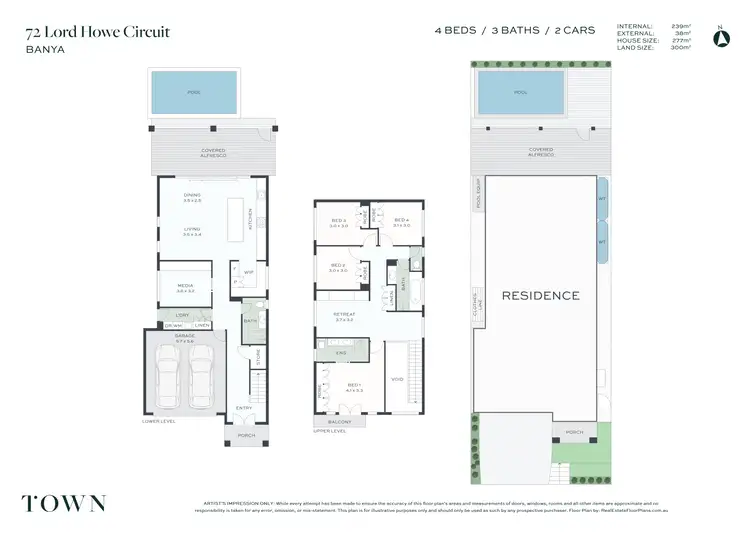 Floorplan of Homely house listing, 72 Lord Howe Circuit, Banya QLD 4551