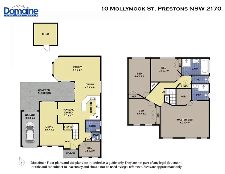 Floorplan of Homely house listing, 10 Mollymook Street, Prestons NSW 2170
