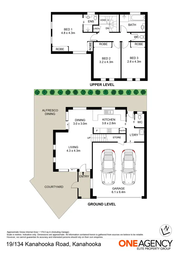 Floorplan of Homely townhouse listing, 19/134 Kanahooka Road, Kanahooka NSW 2530