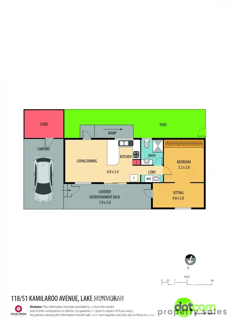 Floorplan of Homely retirement listing, 118/51 Kamilaroo Avenue, Lake Munmorah NSW 2259