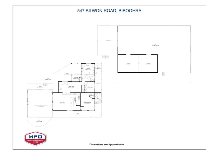 Floorplan of Homely rural property listing, 547 Bilwon Road, Biboohra QLD 4880