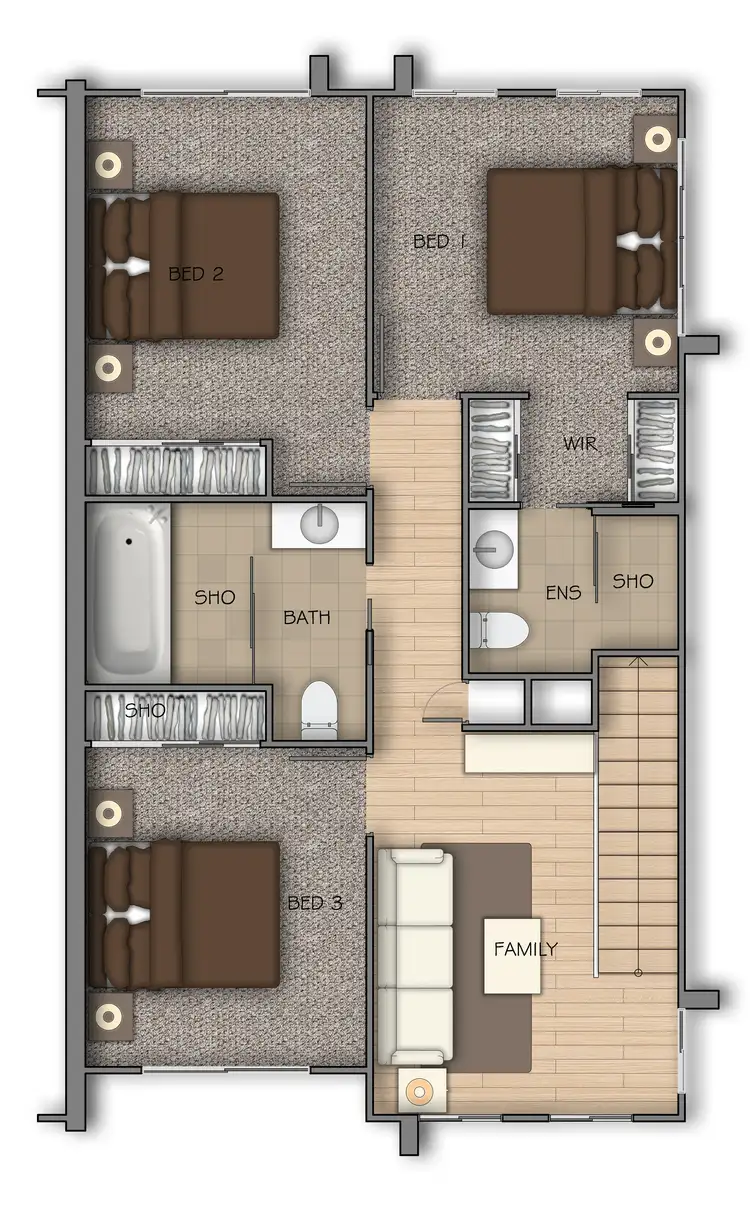 Floorplan of Homely townhouse listing, 51/71 Amy Street, Morayfield QLD 4506