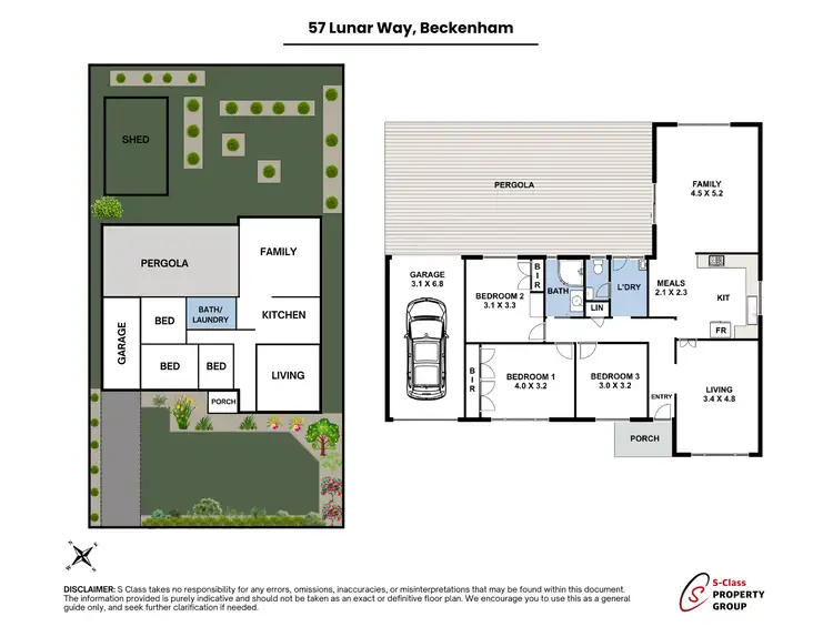 Floorplan of Homely house listing, 57 Lunar Way, Beckenham WA 6107