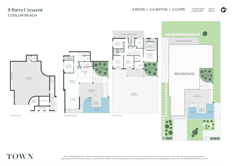 Floorplan of Homely house listing, 8 Barra Crescent, Coolum Beach QLD 4573