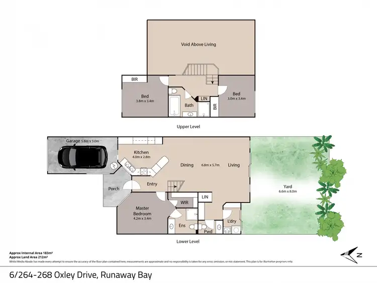 Floorplan of Homely townhouse listing, 6/264-268 Oxley Drive, Coombabah QLD 4216