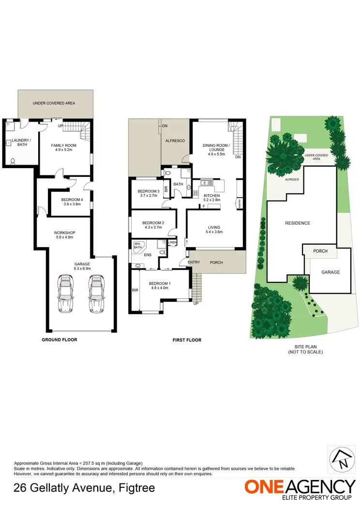 Floorplan of Homely house listing, 26 Gellatly Avenue, Figtree NSW 2525