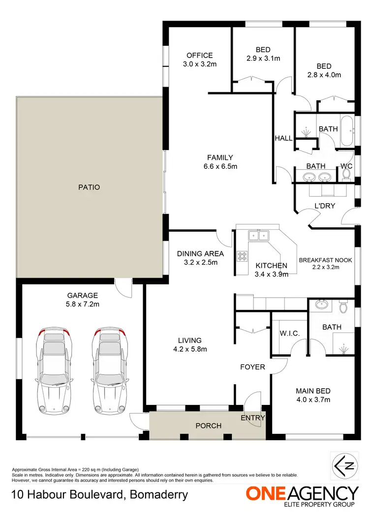 Floorplan of Homely house listing, 10 Harbour Boulevard, Bomaderry NSW 2541