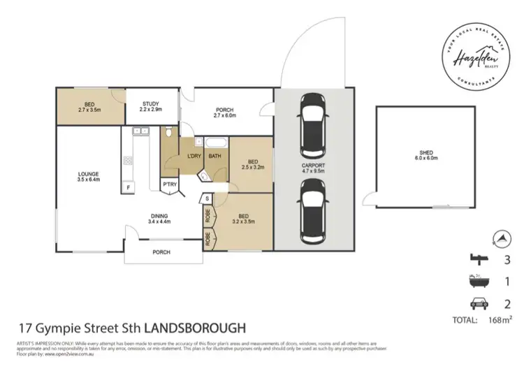 Floorplan of Homely house listing, 17 Gympie Street South, Landsborough QLD 4550