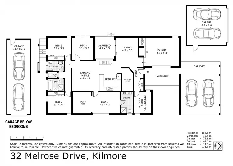 Floorplan of Homely house listing, 32 Melrose Drive, Kilmore VIC 3764