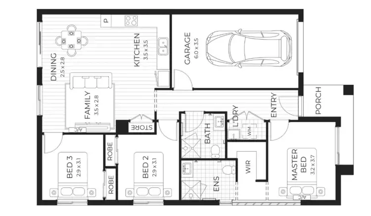 Floorplan of Homely house listing, Address available on request