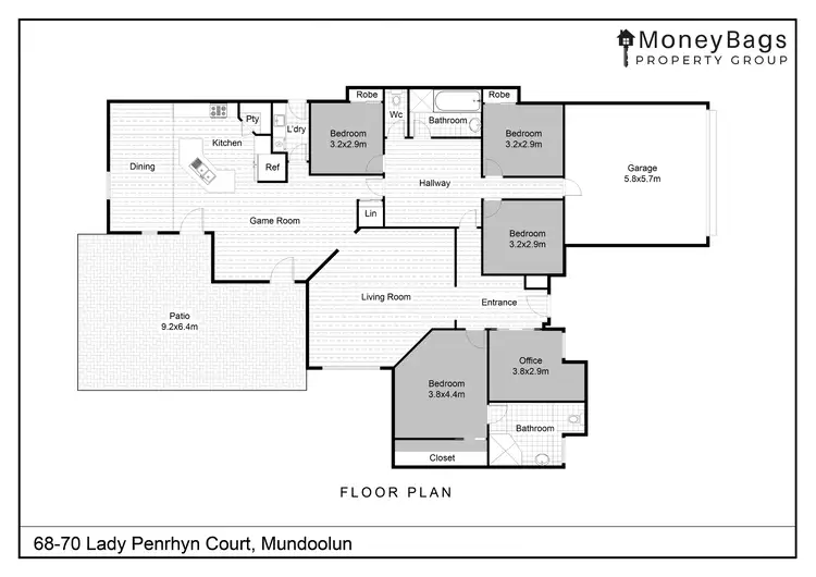 Floorplan of Homely house listing, 68-70 Lady Penrhyn Court, Mundoolun QLD 4285