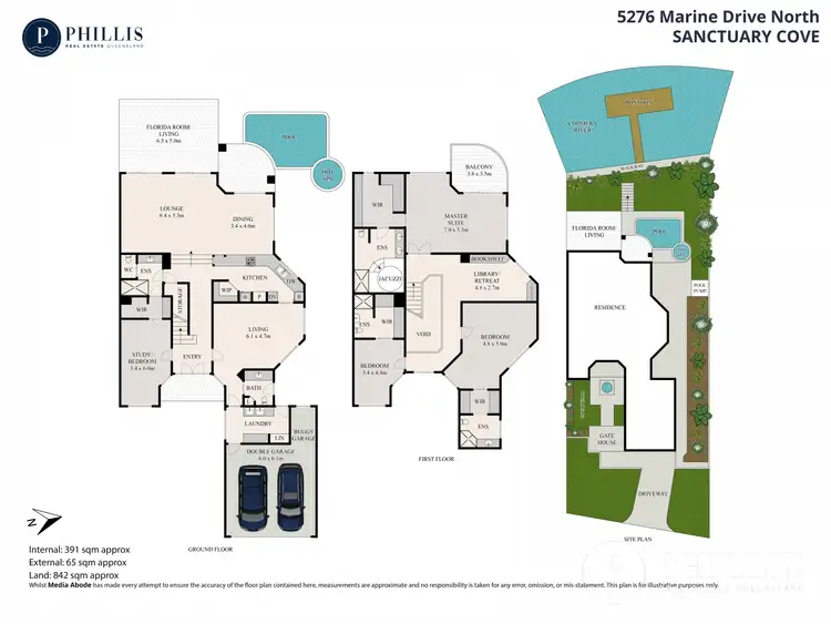 Floorplan of Homely house listing, 5276 Marine Drive North, Sanctuary Cove QLD 4212