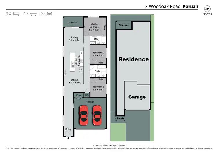 Floorplan of Homely house listing, 2 Woodoak Road, Karuah NSW 2324