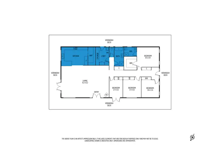 Floorplan of Homely rural property listing, 31 High Vista Court, Mansfield VIC 3722