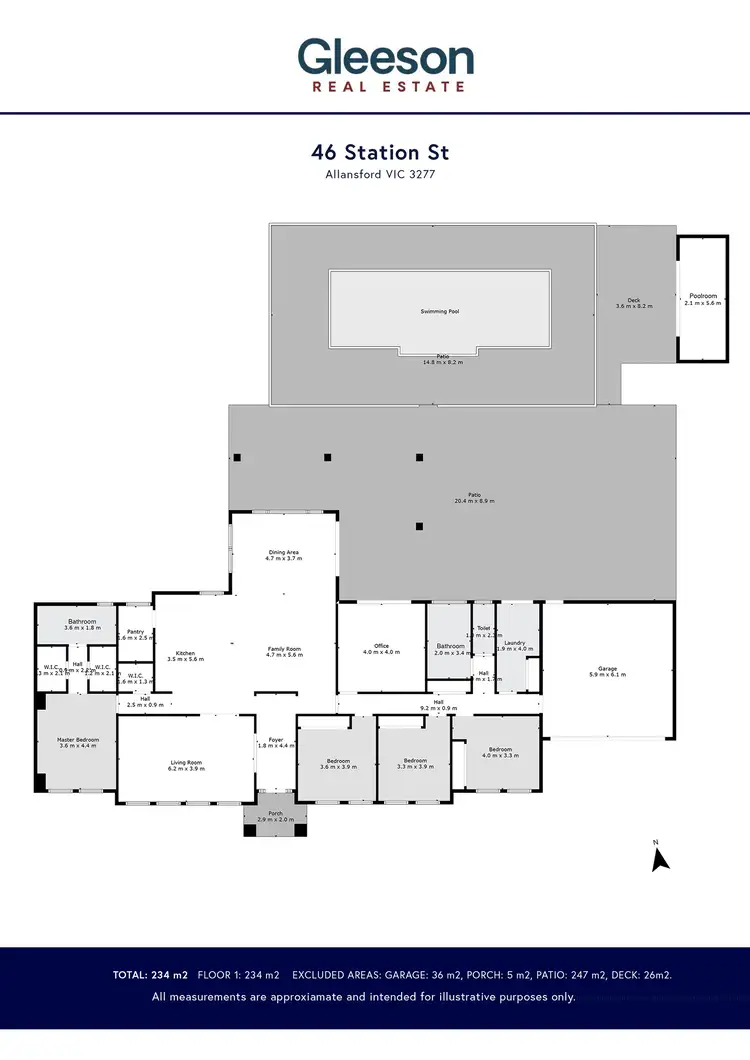 Floorplan of Homely house listing, 46 Station Street, Allansford VIC 3277
