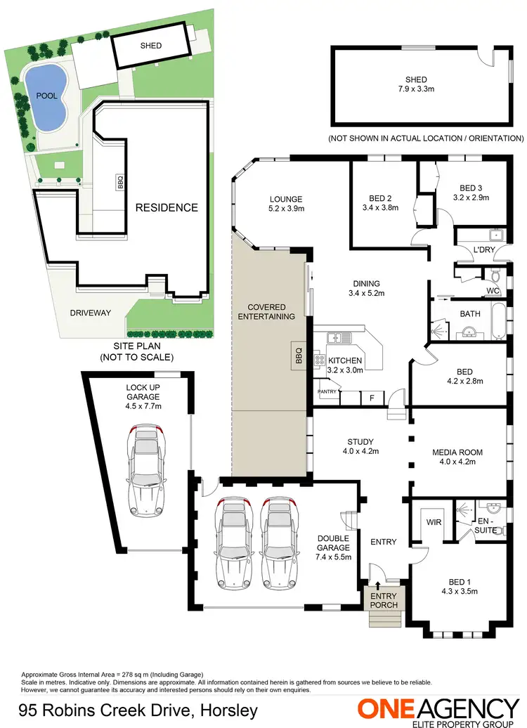 Floorplan of Homely house listing, 95 Robins Creek Drive, Horsley NSW 2530