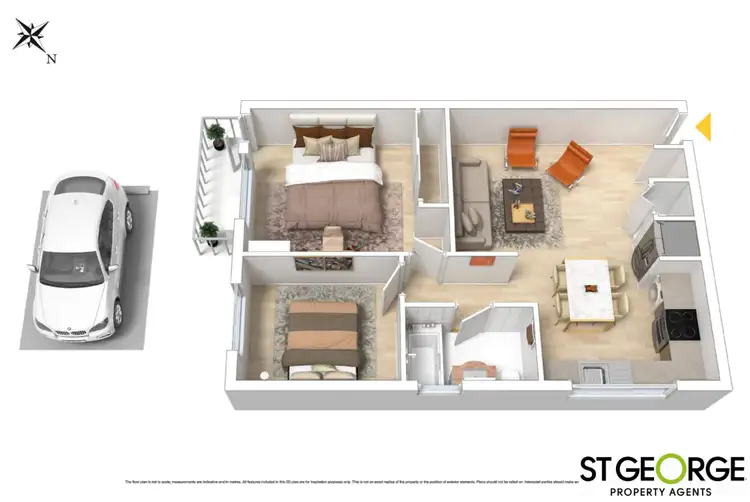 Floorplan of Homely apartment listing, 5/28 Station Street, Mortdale NSW 2223