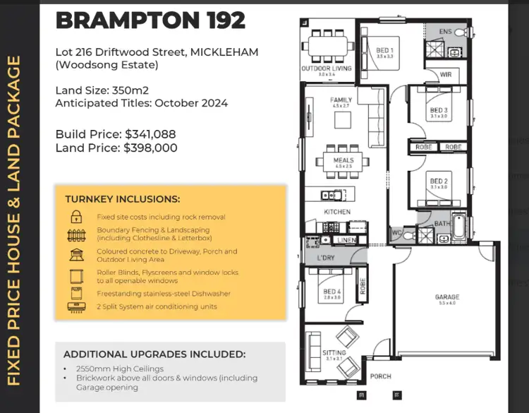 Floorplan of Homely land listing, 216 Driftwood Street, Mickleham VIC 3064