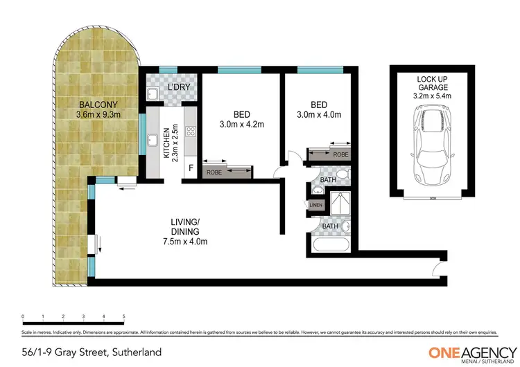 Floorplan of Homely unit listing, 56/1-9 Gray Street, Sutherland NSW 2232