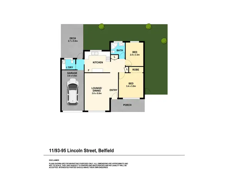 Floorplan of Homely villa listing, 11/93-95 Lincoln Street, Belfield NSW 2191