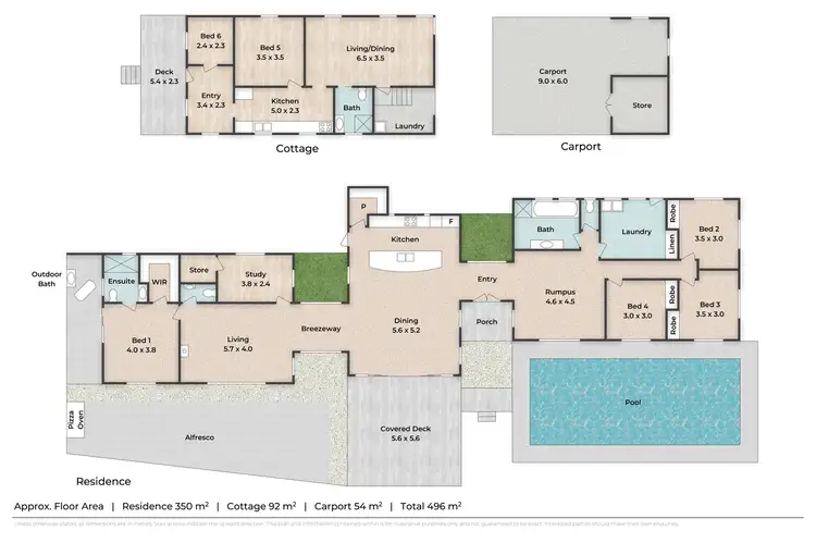 Floorplan of Homely rural property listing, 350 Pullenvale Road, Pullenvale QLD 4069