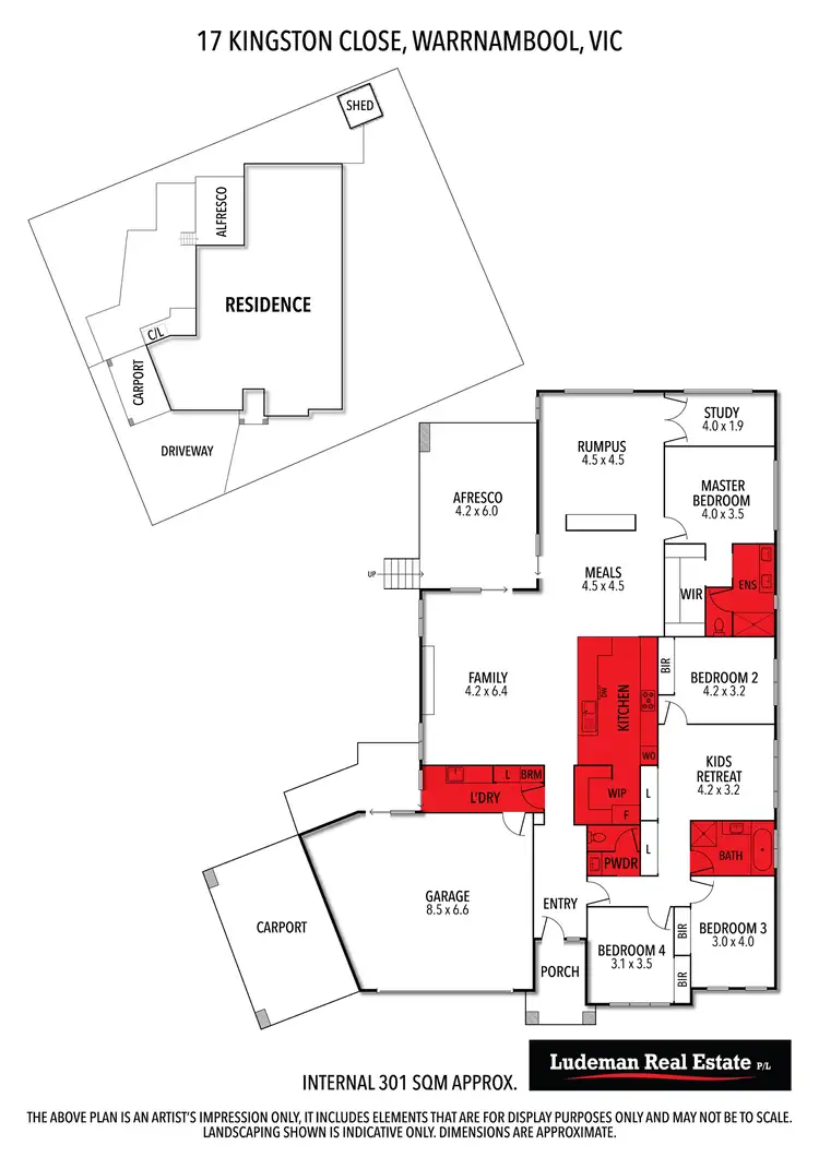 Floorplan of Homely house listing, 17 Kingston Close, Warrnambool VIC 3280