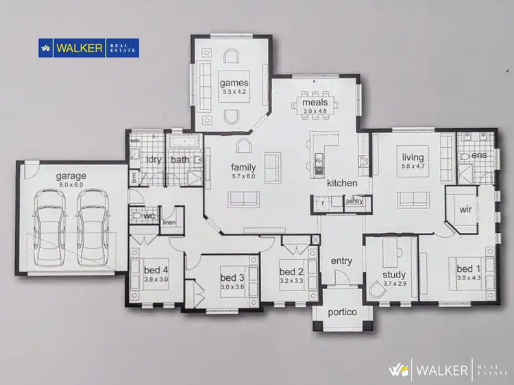 Floorplan of Homely house listing, 38 The Avenue, Kyabram VIC 3620