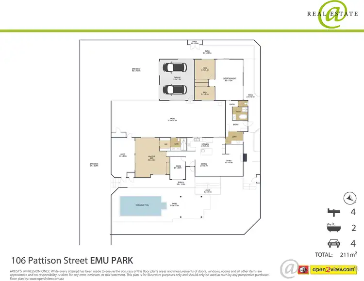 Floorplan of Homely house listing, 106 Pattison Street, Emu Park QLD 4710
