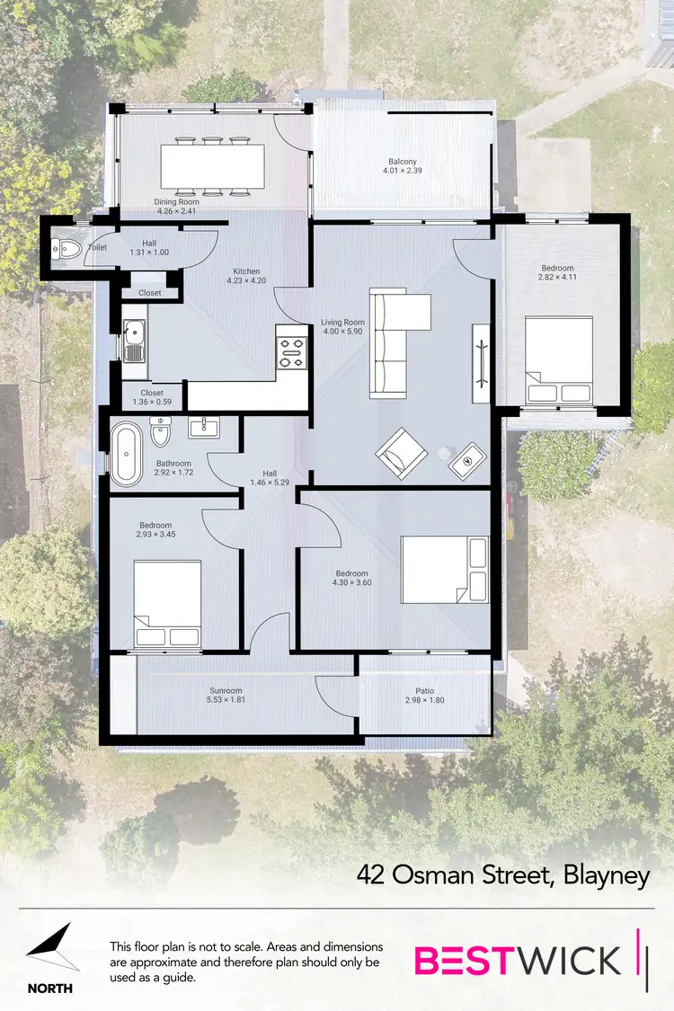 Floorplan of Homely house listing, 42 Osman Street, Blayney NSW 2799