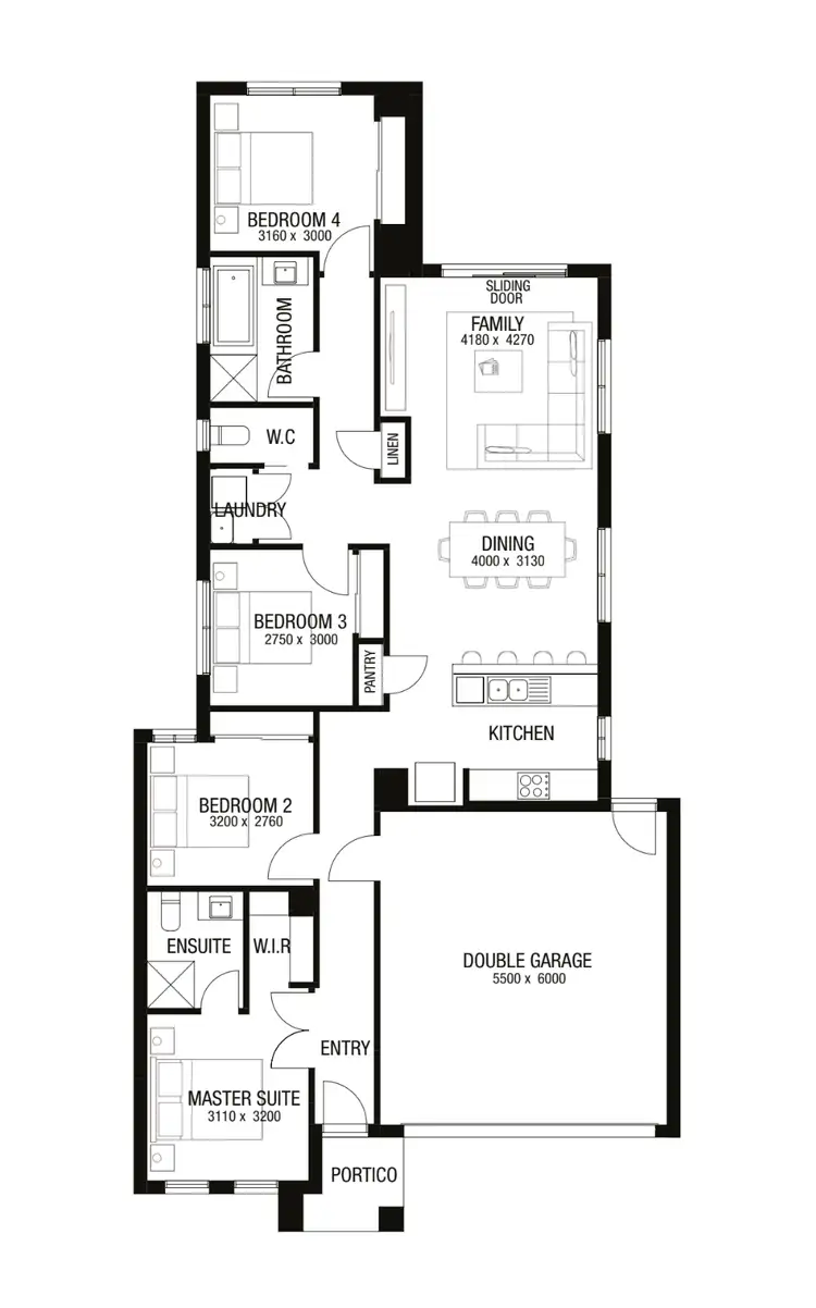 Floorplan of Homely house listing, Lot 7230 Horvath Boulevard, Officer South VIC 3809