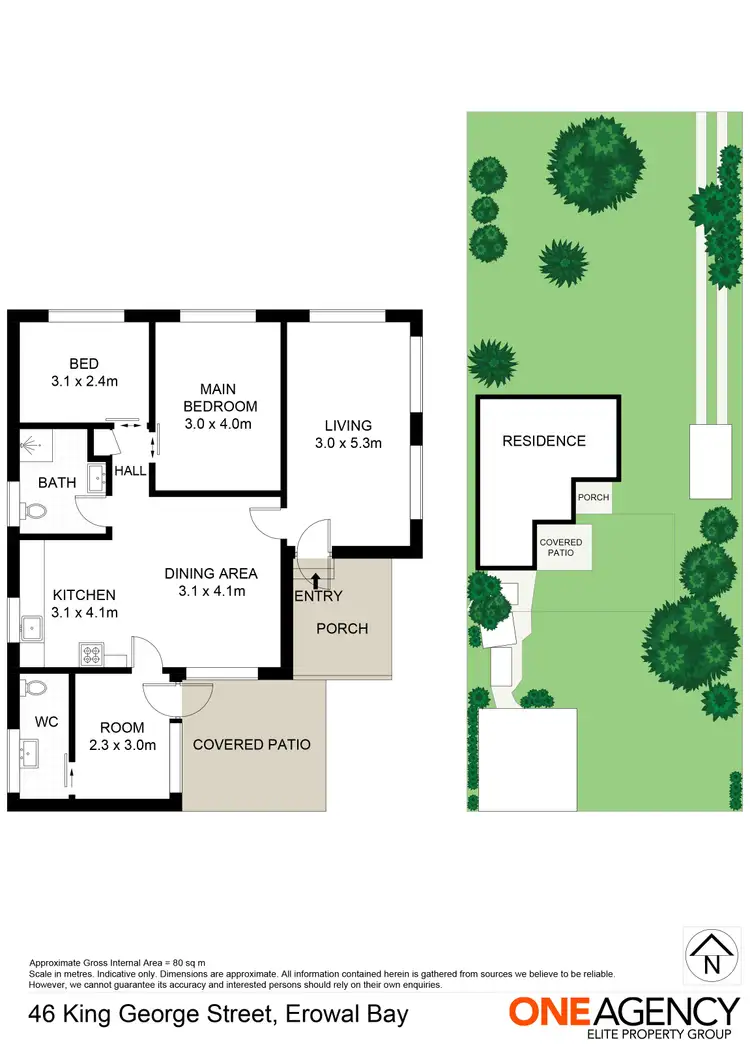 Floorplan of Homely house listing, 46 King George Street, Erowal Bay NSW 2540