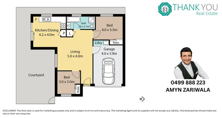 Floorplan of Homely villa listing, 6/5-7 Bando Road, Girraween NSW 2145