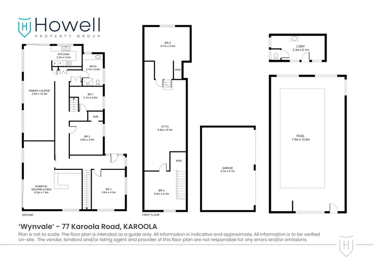 Floorplan of Homely house listing, 77 Karoola Road, Karoola TAS 7267