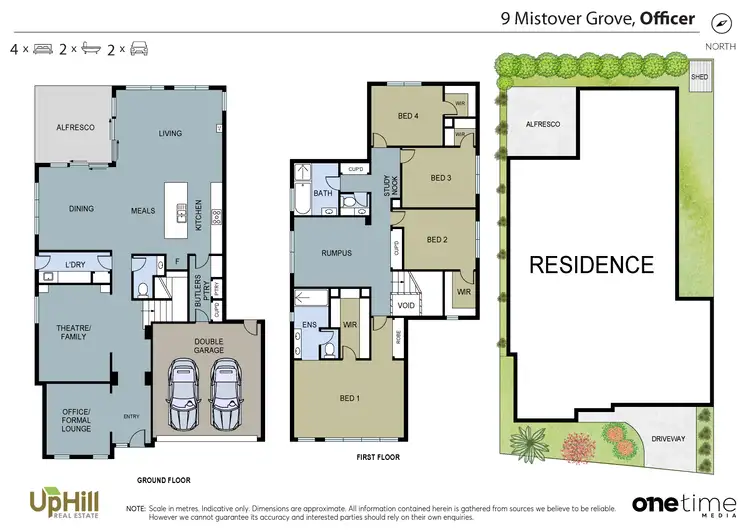 Floorplan of Homely house listing, 9 Mistover Grove, Officer VIC 3809