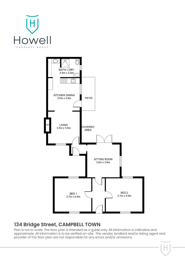 Floorplan of Homely house listing, 134 Bridge Street, Campbell Town TAS 7210