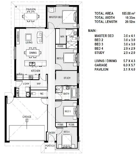 Floorplan of Homely house listing, Address available on request