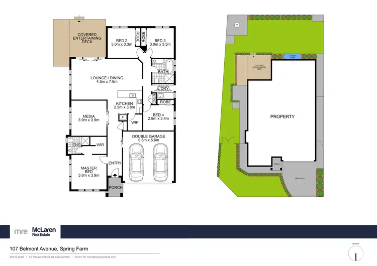 Floorplan of Homely house listing, 107 Belmont Avenue, Spring Farm NSW 2570