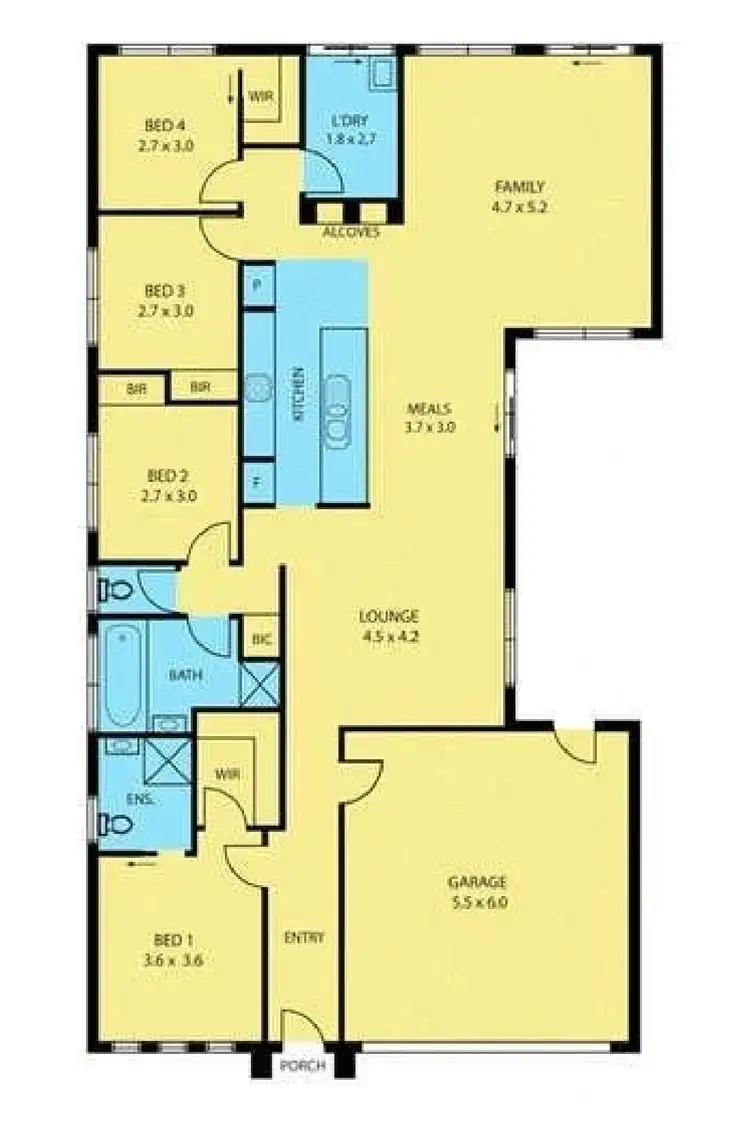 Floorplan of Homely house listing, 4 Killarney Avenue, Grovedale VIC 3216